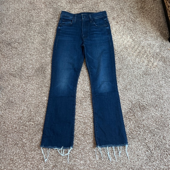 MOTHER Women's Jeans in Dark Blue - Picture 1 of 7